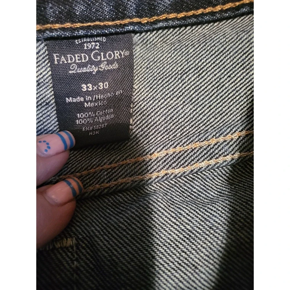 Faded‎ Glory Cargo Pants Size 33X30, 2 Cargo Pockets
